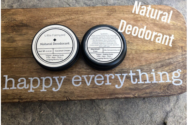 Natural Deodorant - Watermint - Baking Soda Free - Vegan - Leaping Bunny Certified Natural Deodorant - Watermint - Baking Soda Free - Vegan -