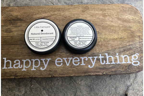 Natural Deodorant - Lavender & Sage - Baking Soda Free - Vegan - Leaping Bunny Certified Natural Deodorant Lavender & Sage Baking Soda Free Vegan