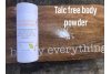 Talc free body powder