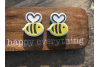 2 Pack ,Bee Bath Bombs, Hand painted